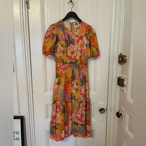 Farm Rio by Anthropologie Printed Tier Dress